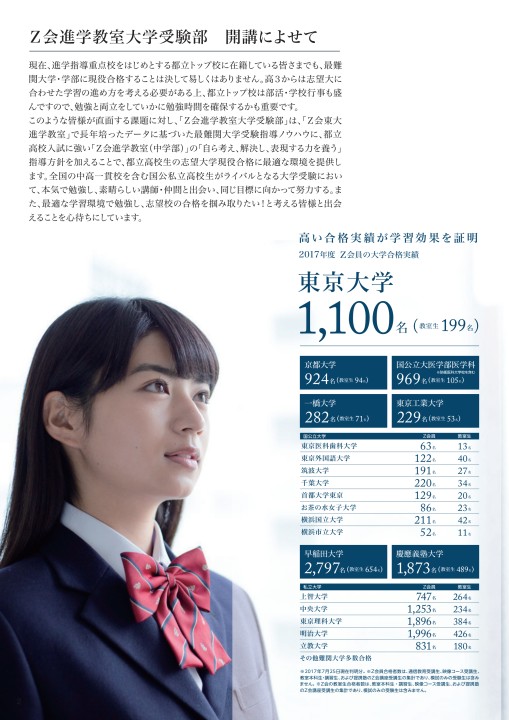 Z会の教室 首都圏 大学受験 Z会進学教室大学受験部受験生本科